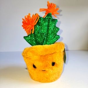 Christmas Cactus🌵 FAO Schwartz Sparklers Green Glitter Cactus Succulent ☆》NWT《☆